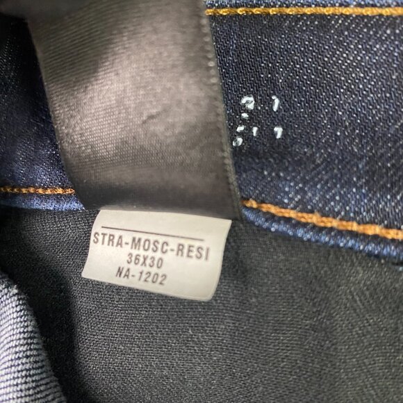 Mott & Bow Mosco Straight Jeans Men's 36 x 30 Measures 38 x 29 Stretch Blue and - Picture 12 of 16